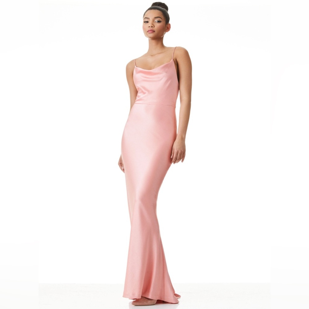 Alice + Olivia Montana Gown in Pink Size 0